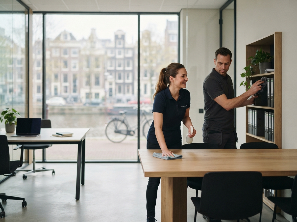 Blink Rendheid analistenteam achter meerdere schermen met marktdata